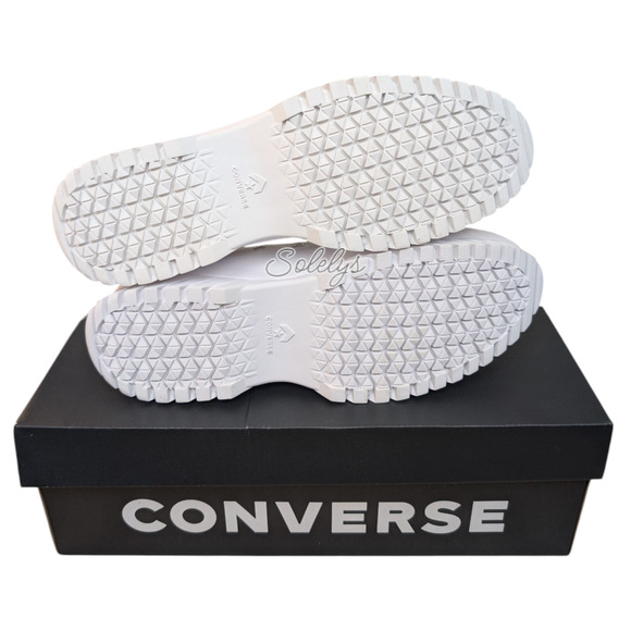 Converse CTAS Lugged 2.0 Platform White Canvas Sneaker Boot Womens 10.5 NEW - Picture 9 of 11